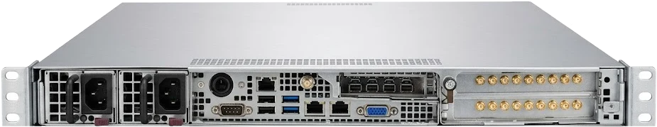 SDI Encoder, a 1 RU server with sixteen BNC connectors